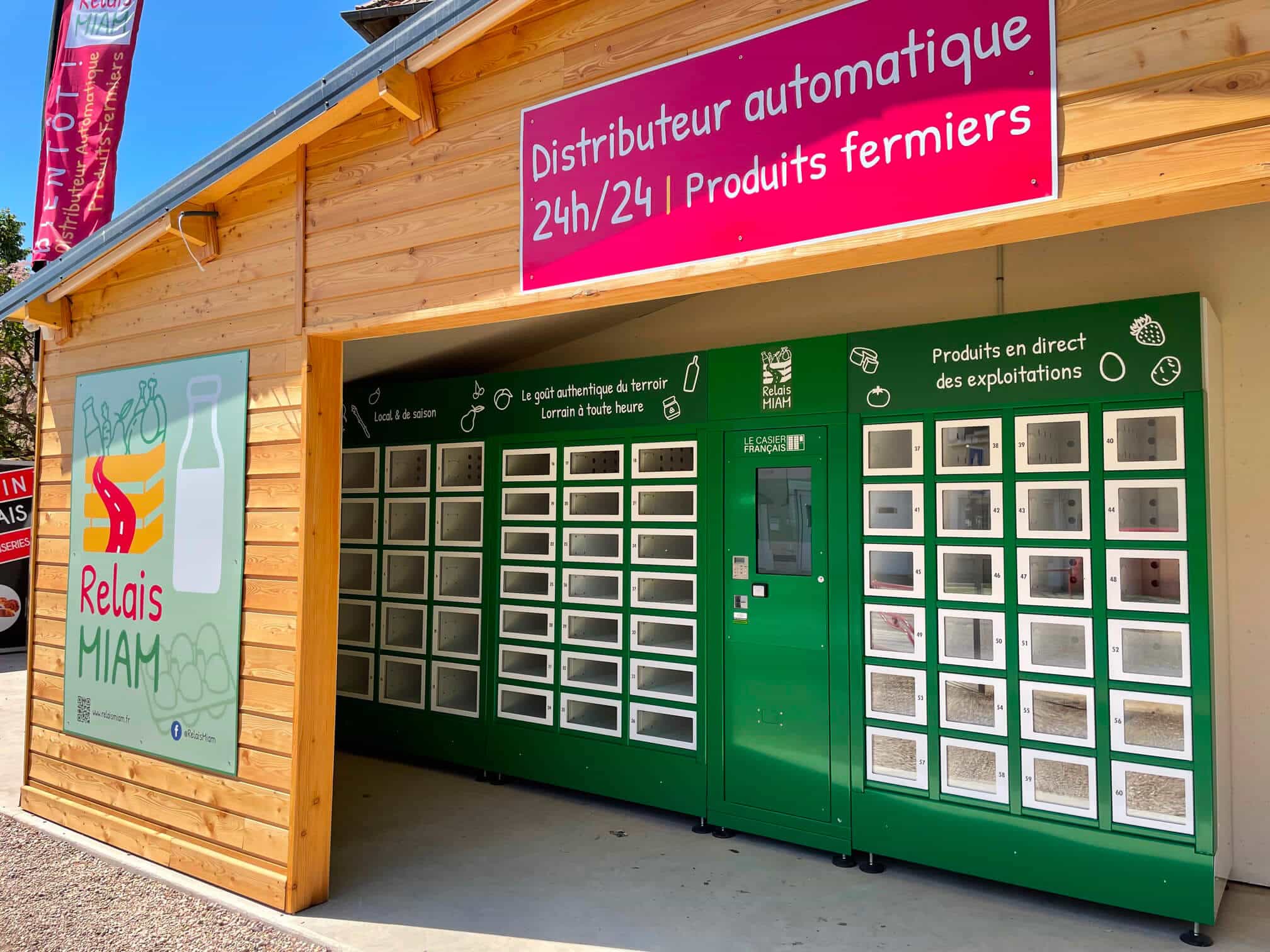 Relais Miam, Distributeur alimentaire automatique à Flirey